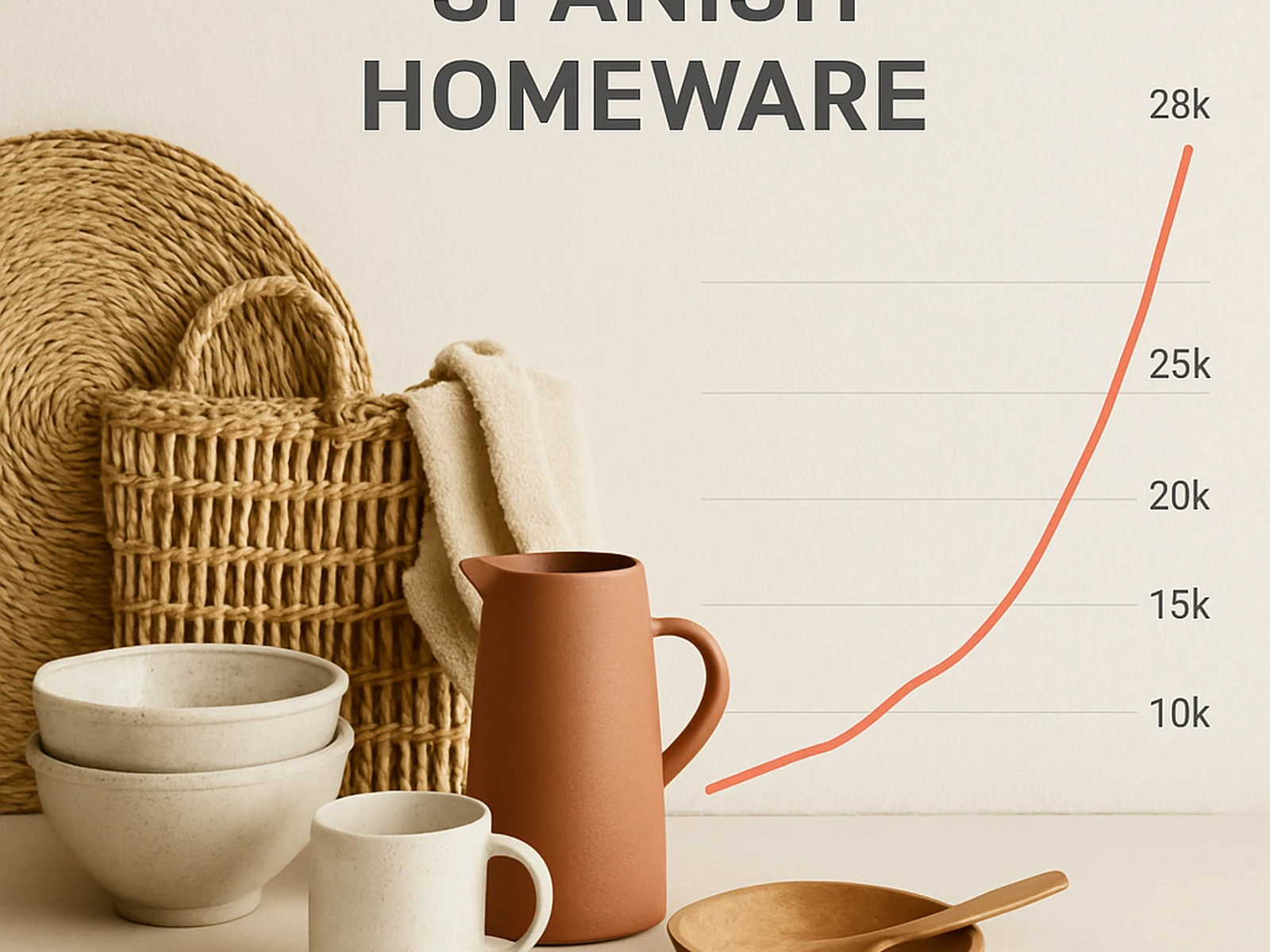 Zaragoza homeware brand: 0 to 28,000 monthly organic sessions